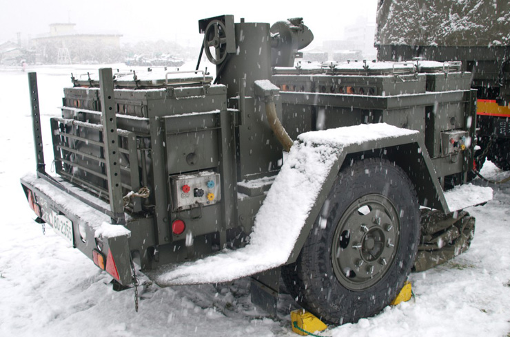 野外炊具1号(改)|降雪時