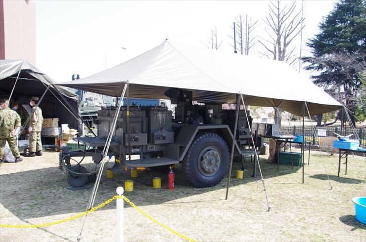 野外炊具1号(改)天幕内