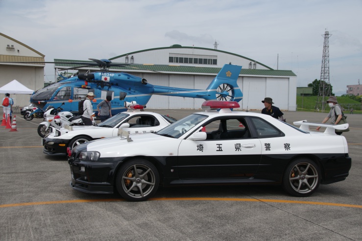 入間基地ランウェイウォーク2024:埼玉県警察による展示