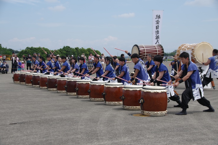入間基地ランウェイウォーク2024:入間修武太鼓演奏