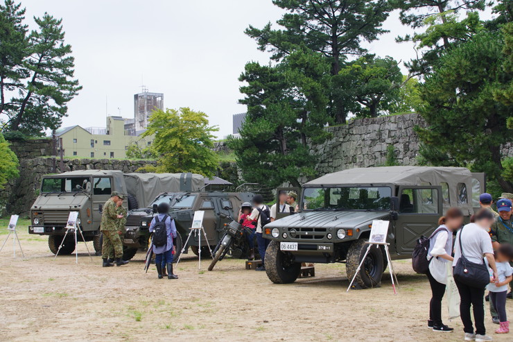 防災・防犯・防衛フェス2026 in 和歌山城:第37普通科連隊の展示